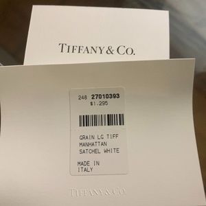 Tiffany & Co. Satchel - White